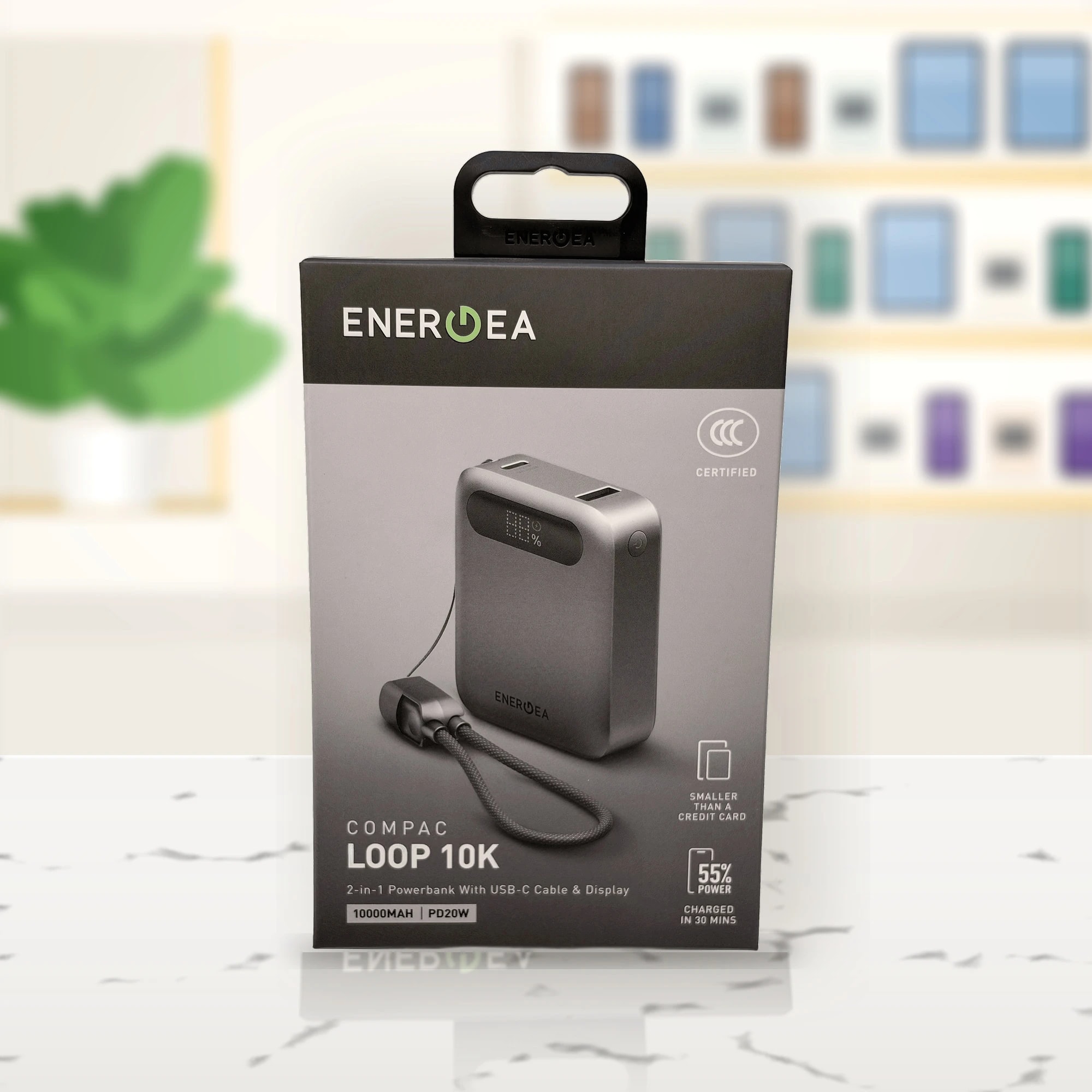 Energea Compac Loop 10K Kablolu Powerbank